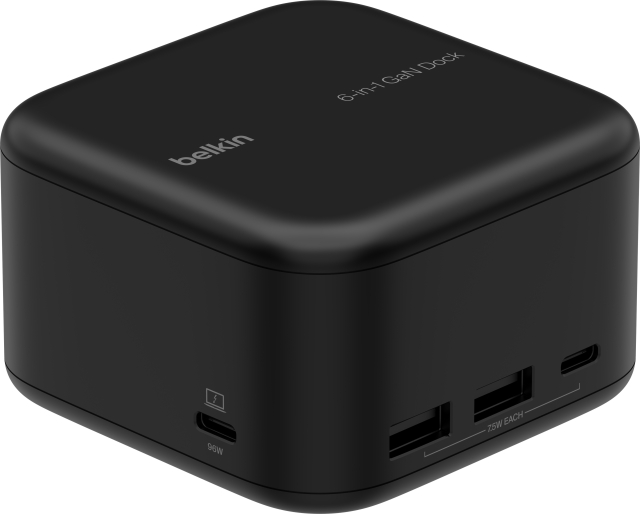 Belkin USB-C 6-i-1 Core GaN-batteri, 130 W