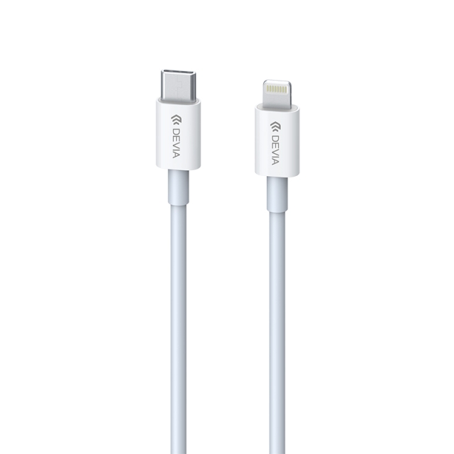 Devia-kabel Smart EC146 PD USB-C - Lightning 20W 3A hvit