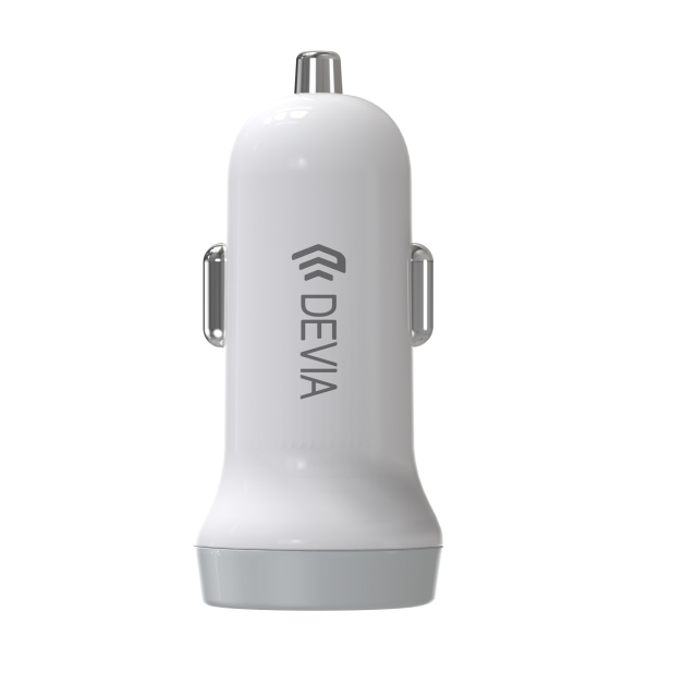 Devia smart billader 2x USB 3,1A hvit