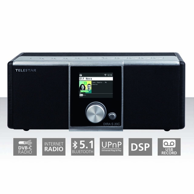 TELESTAR DIRA S 20 C Kabel (DVB-C) og Internett-stereoradio