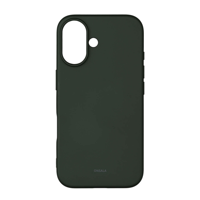 Onsala Mobildeksel med silikonsfølelse Olive Green - iPhone 16