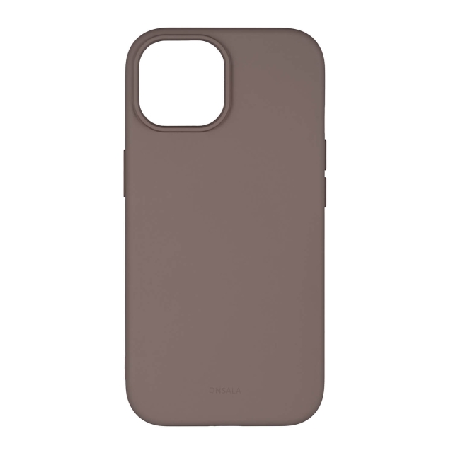 Onsala Back Sil Touch Recycled MagSerie iPhone 13/14/15 Chocolate