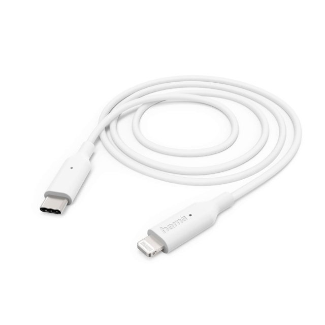 Hama Charging Cable USB-C to Lightning 1.0m White
