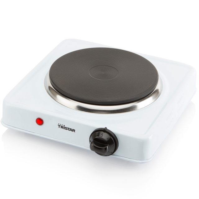 Tristar Kokeplate enkel 15cm 1000W 0,9m ledning Termostatstyrt