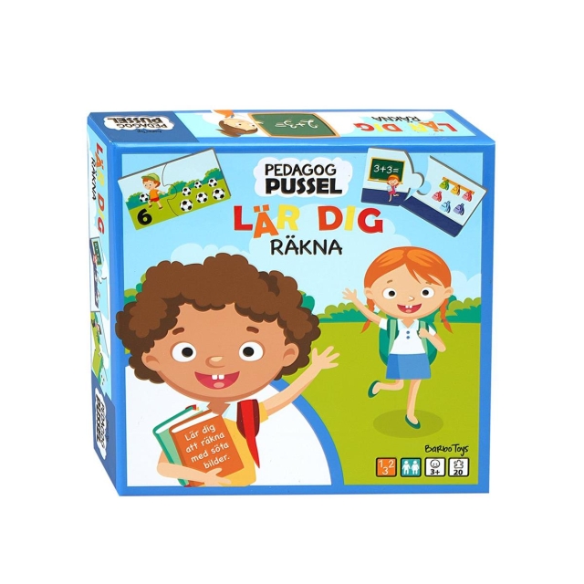 Barbo Toys Barbo Classic Pedagog Pussel Lär Dig Räkna (SE)