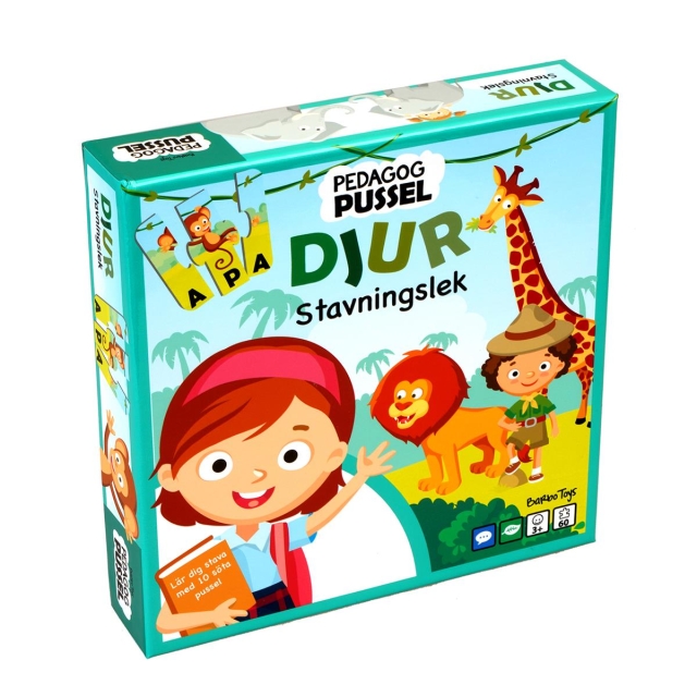 Barbo Toys Barbo Classic Pedagog Pussel Djur Stavningslek (SE)