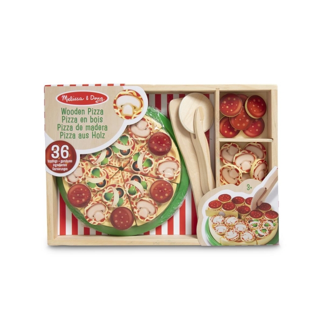 Melissa & Doug Food Play Pizza i tre