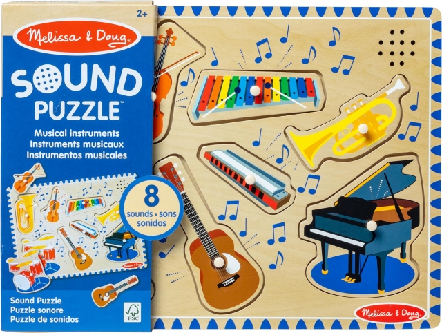 Melissa & Doug Lydpuslespill Musikkinstrumenter
