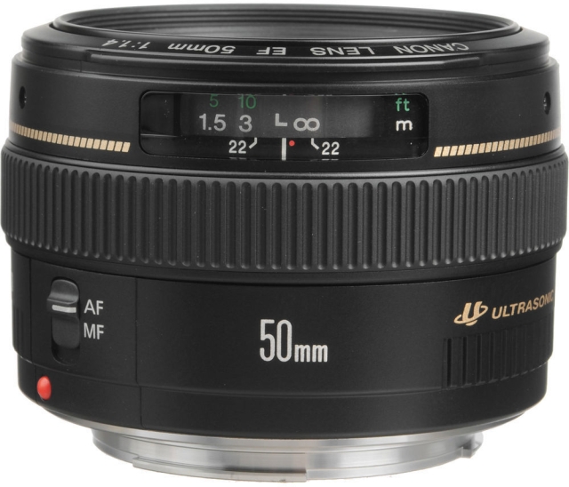 Canon EF 50 mm f/1,4 USM normalobjektiv
