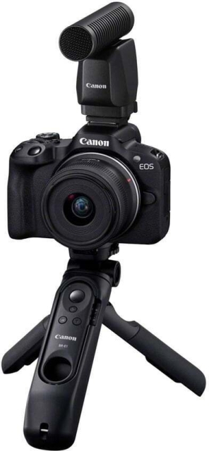 Canon EOS R50 systemkamera + 18-45 mm objektiv Vlogger Kit
