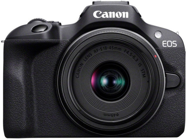 Canon EOS R100 mikrosystemkamera + 18-45 mm IS STM-objektiv