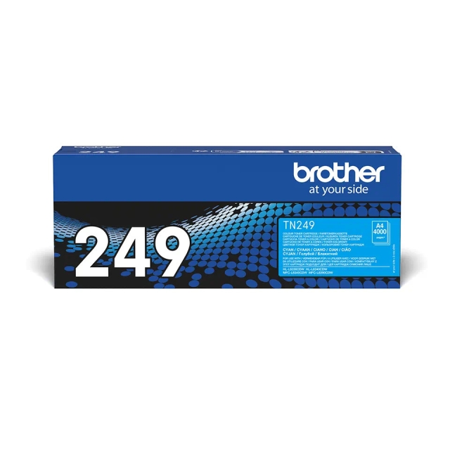Brother TN249C laserblekkpatron, cyan