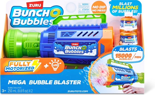 BUNCH O BUBBLES Mega Bubble Blaster - stor motorisert boblepistol