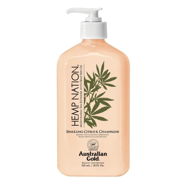 Australian Gold Hemp Nation Sparkling Citrus & Champagne Tan Extender Body Lotion 535 ml