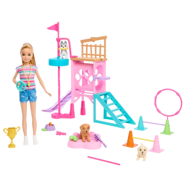 Barbie Stacies valpelekeplass-lekesett (HRM10)