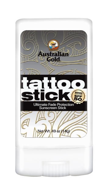 Australian Gold Solkremstift for tatoveringer SPF 50 14 g