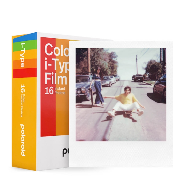 Polaroid Fargefilm i-Type Hvit Ramme 2-pak