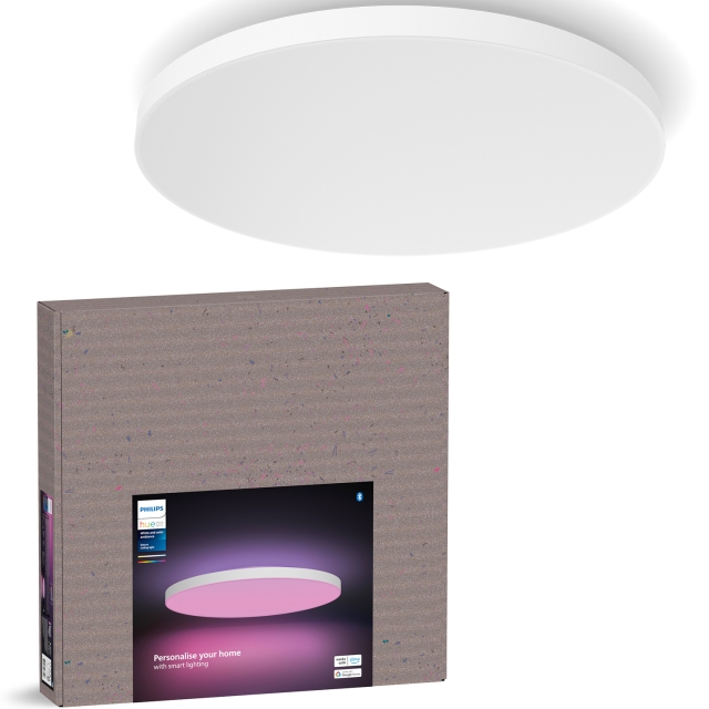 Philips Hue Datura stor taklampe Ø57,4 cm Hvit og fargestemning 4850 lm
