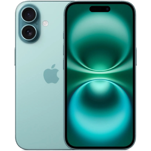Apple iPhone 16 128 GB blågrønn