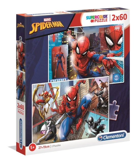 Clementoni 2x60 puslespill Kids Spider-Man