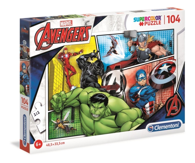 Clementoni 104 brikker Puslespill Kids Avengers