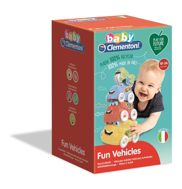 Clementoni Stacking Vehicles (100% Recycled)