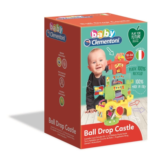 Clementoni Roll & Drop Fun Castle (100% Recycled)