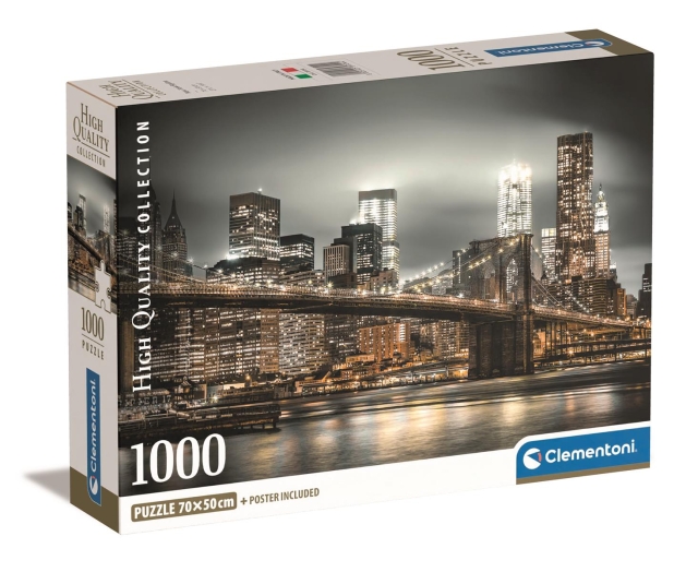 Clementoni 1000 stk CB høykvalitets samling New York Skyline