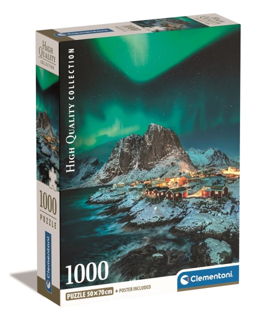 Clementoni 1000 stk CB høykvalitets kolleksjon Lofoten Islands