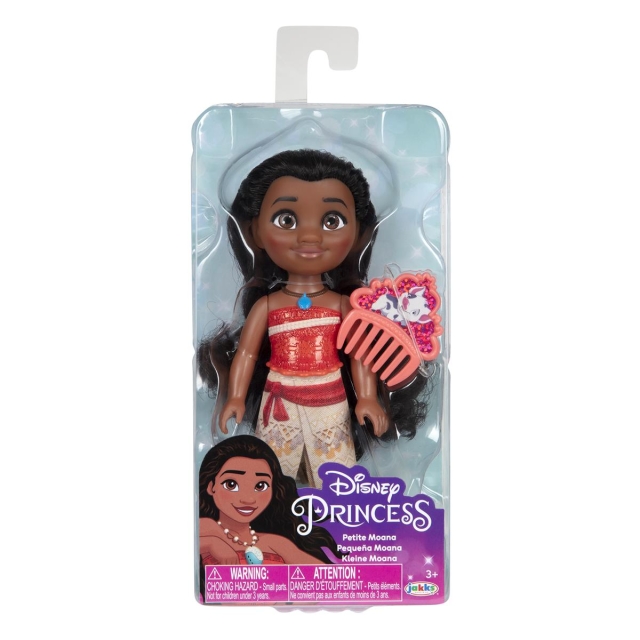 JAKKS Pacific Disney Princess 6 tommers liten dukke med kam Vaiana