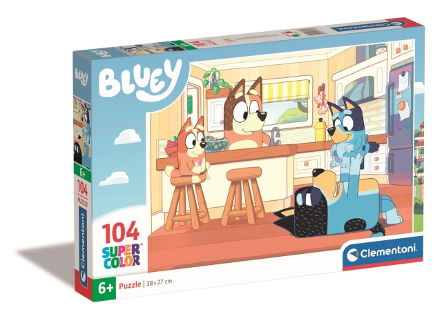 Clementoni 104 stk Puslespill Bluey
