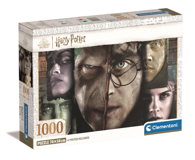 Clementoni 1000 stk CB høy kvalitet samling Harry Potter ansikt