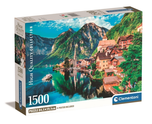 Clementoni 1500 stk CB Collection Hallstatt av høy kvalitet
