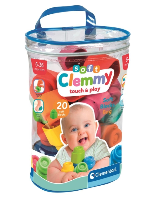Clementoni Soft Clemmy (sett med 20 klosser)