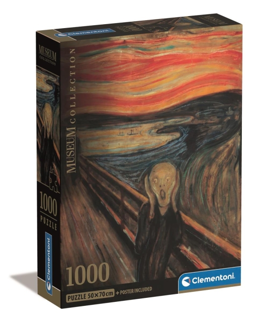 Clementoni 1000 stk CB Museum Collection Munch ""Skrik""