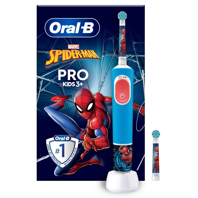 Oral B Vitality Pro Kids Spiderman elektrisk tannbørste HBOX