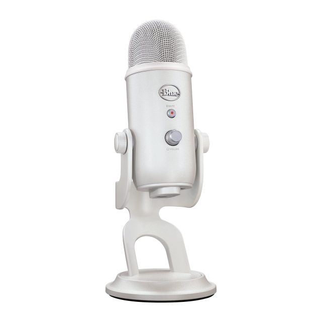 Blue Microphone Blue - Mic Yeti Aurora Collection USB-mikrofon hvit tåke