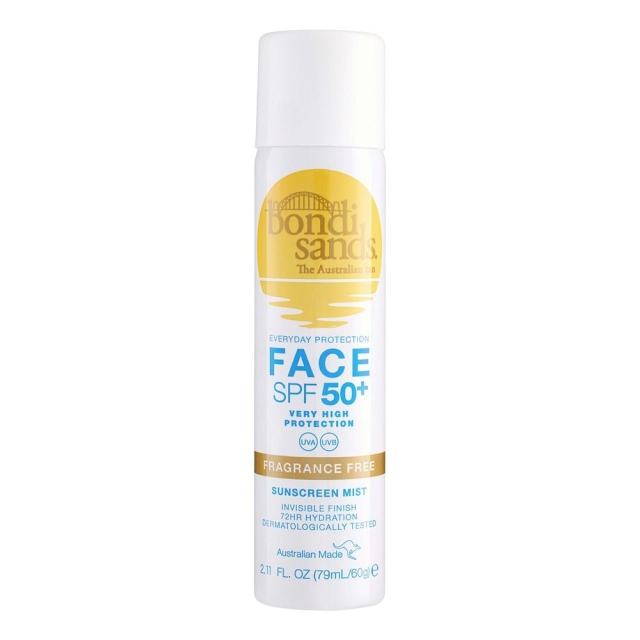 Bondi Sands SPF 50+ parfymefri ansiktsmist 79 ml