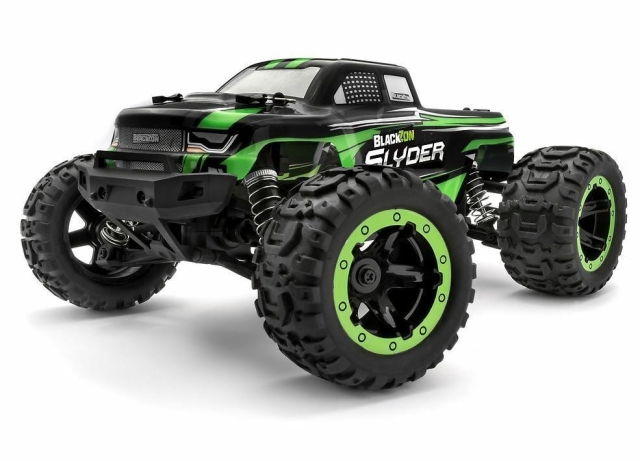 Blackzon Slyder MT 1/16 4WD elektrisk monstertruck - grønn (540100)
