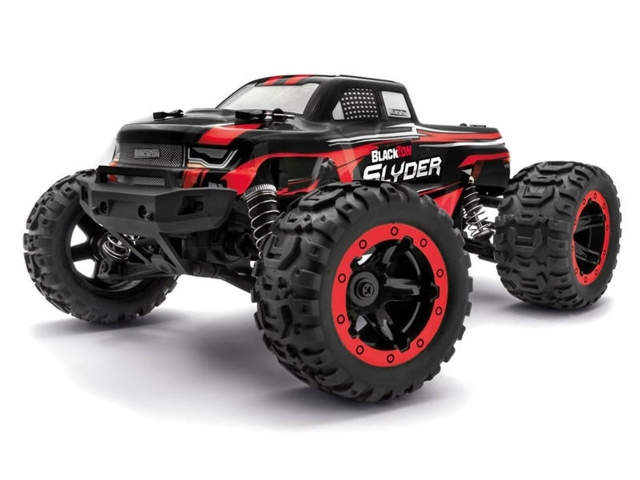 Blackzon Slyder MT 1/16 4WD elektrisk monstertruck - rød (540098)