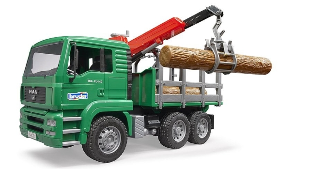 Bruder MAN TimberTruck med lasting (02769)