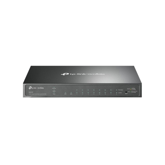 TP-Link 8-port Gigabit Smart PoE-bryter med 2 SFP-spor
