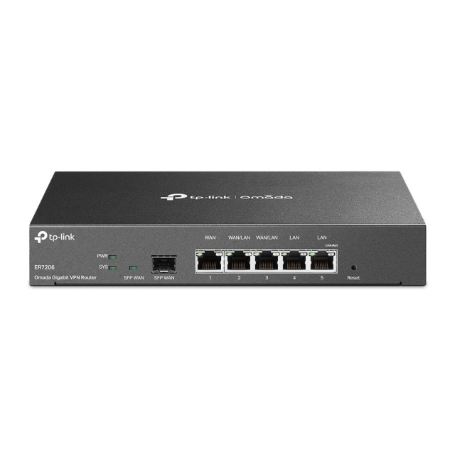 TP-Link SafeStream Omada Gigabit VPN-ruter /ER7206 (TL-ER7206)