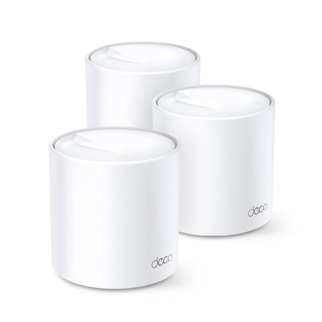 TP-Link Deco X20 (3-pakning) Wi-Fi 6 AX1800 Wi-Fi-system med netting for hele hjemmet