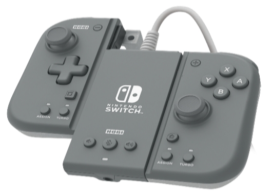 Hori Switch Split Pad Compact Attachment Set (grå)