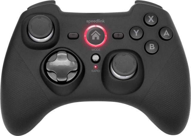 Speedlink RAIT Bluetooth Gamepad - for Nintendo Switch/OLED, gummi-svart
