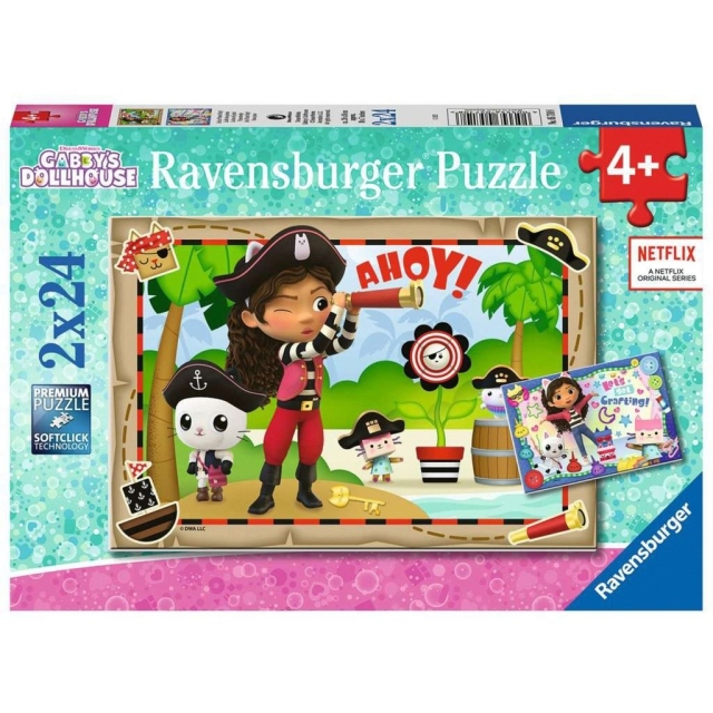 Ravensburger Gabbys dukkehus 2x24p - (10105710)