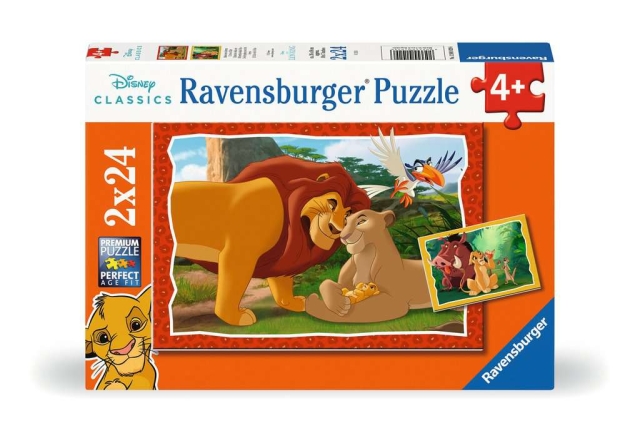 Ravensburger Puslespill Løvenes konge 2x24p