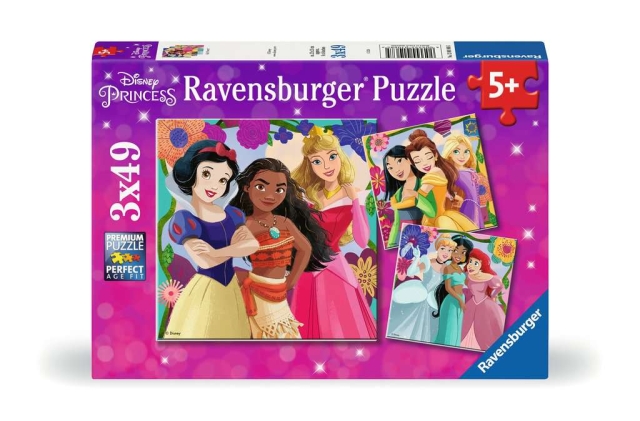 Ravensburger Puslespill Disney Princess 3x49p