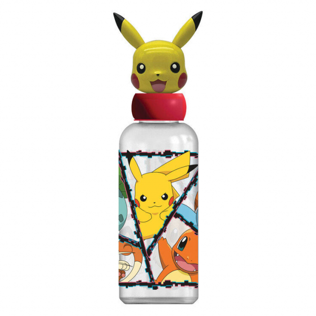 STOR Vannflaske m/3D-figur 560 ml - Pokémon (088808723-10127)